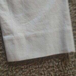 Womens Off White Slim Tapered Ankle Dress Pants Mid Rise Business Casual 29x26